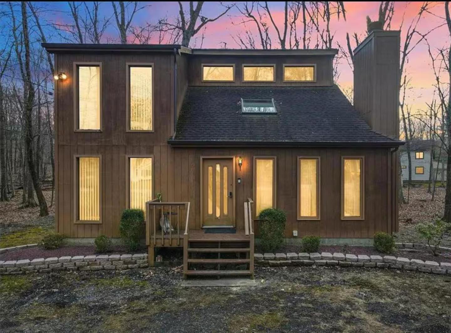Cozy Cabin At Poconos With Hot Tub And Fire Pit East Stroudsburg Exterior foto